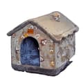 Miniatyrbild 1 av 2: Hundhus, avtagbart överdrag, mysig design,L 53x43x46cm, Hundhus Kaffe Hund