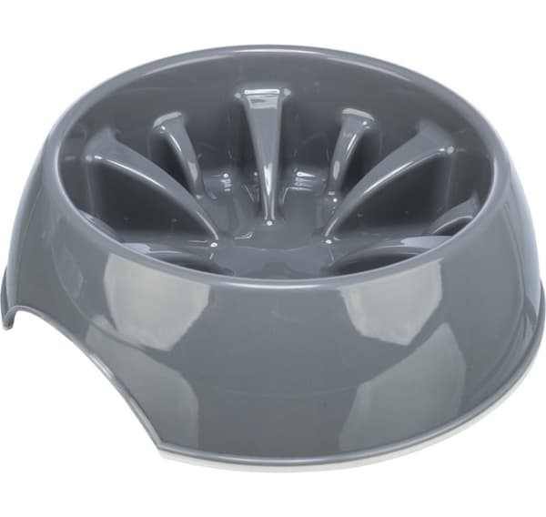 Langsom foderskål, plast/tpr, 0,3 l/ø 16 cm, Trixie
