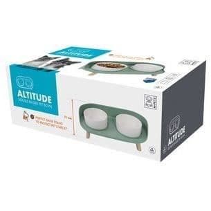 M.PETS ALTITUDE upphöjd dubbelskål - 2x50 ml