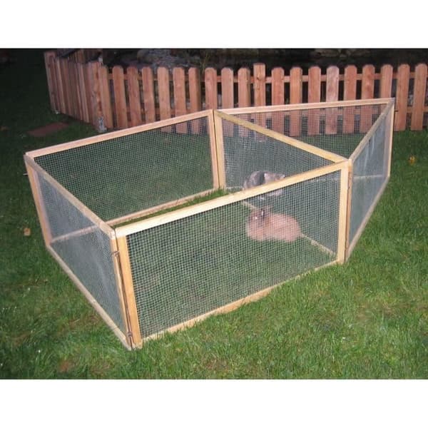 KERBL Vario utomhusbur för gnagare - 120x120x59cm