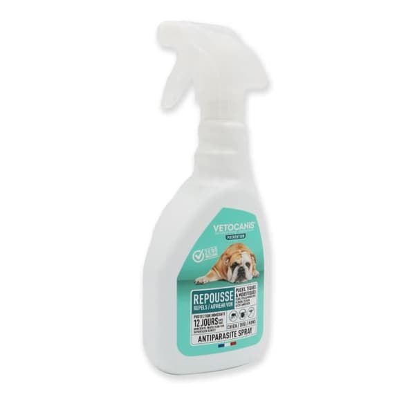 VETOCANIS Lopp-, flått- och myggavvisande spray - För hundar - 500 ml