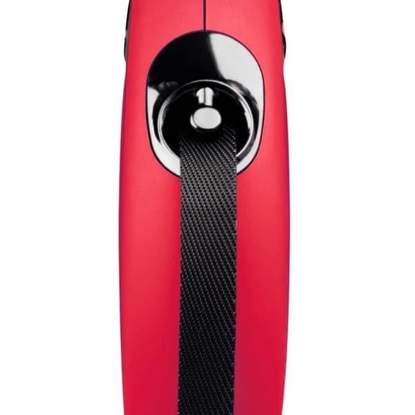 KERBL Flexi Classic M repkabel - Längd: 5 m - Maxvikt: 25 kg - Röd - För hundar