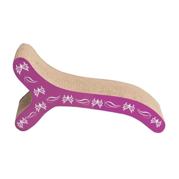Wellpappskrapstolpe 46x22x20 cm lila