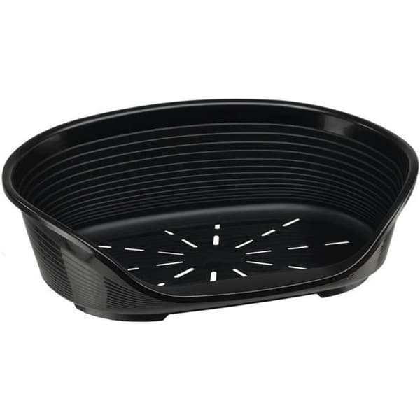 Plastkorg Siesta Deluxe Storlek 4 Svart