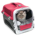 Pikkukuva 2 / 6: CAT IT Cabrio transportbur - Körsbärsröd - För katter