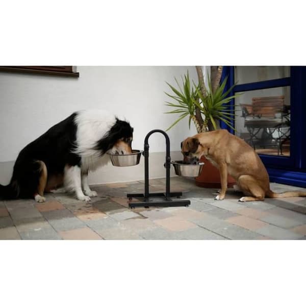 KERBL Hundmatbar med skålar - 2x2800ml
