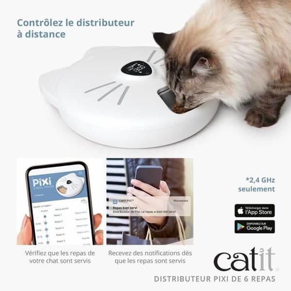 CAT IT Automatisk Cat Vattenfontän - 2,5 L - Rosa