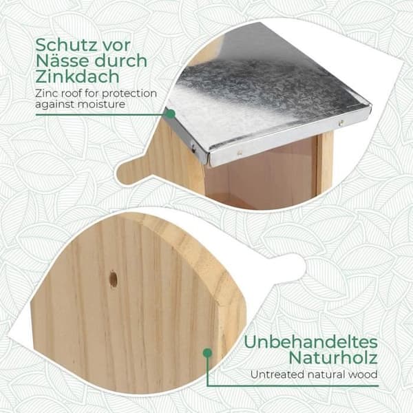 Squirrel Mat - Gorges - Med Metal Tak - Tall av Gren - Väderbeständig - Utomhus
