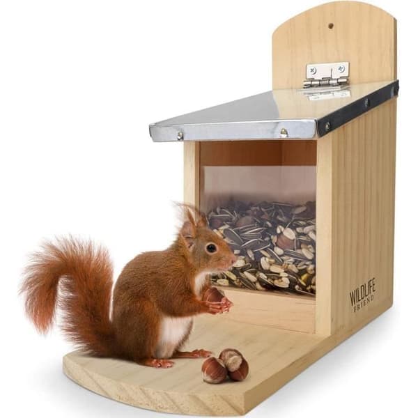 Squirrel Mat - Gorges - Med Metal Tak - Tall av Gren - Väderbeständig - Utomhus