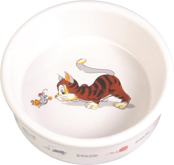 TRIXIE Porslin Kattskål 0,2 l/11 cm