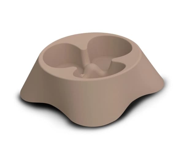Matskål - Slow Feed - Beige - 28cm