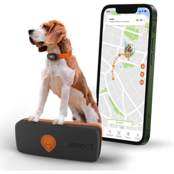 GPS Tracker for Dogs - Weenect XS (Black Edition 2023)