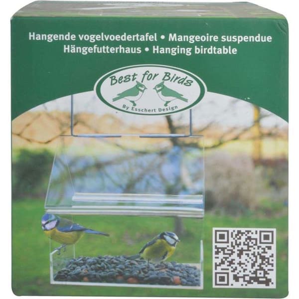 Esschert Design hängande matare i akryl