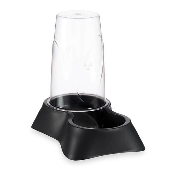 Matskål för husdjur Automat/anordning Antracitgrå Plast 1,5 L 16 x 25 x 24 cm (8 antal)