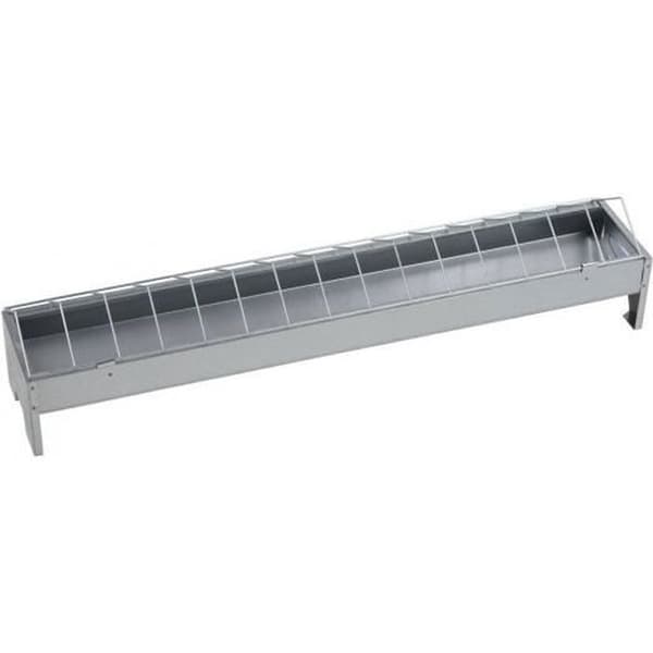 Matare - Kerbl - 75 x 10 cm - Galvaniserad - Silver - Utomhus