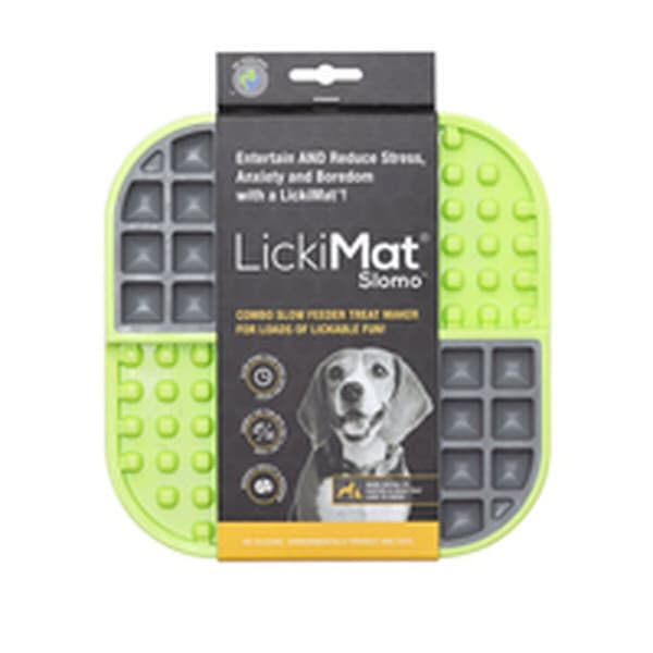Hundmatare Lickimat Slomo Grön polypropen TPR