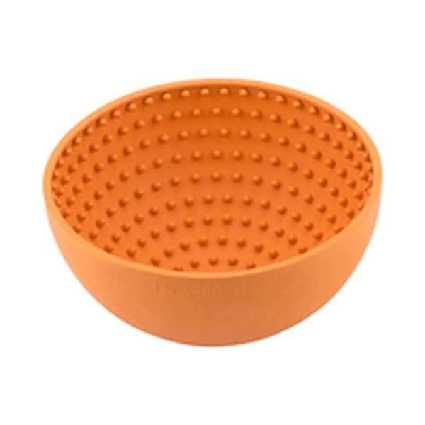 Hundmatare Lickimat Wobble Orange Gummi