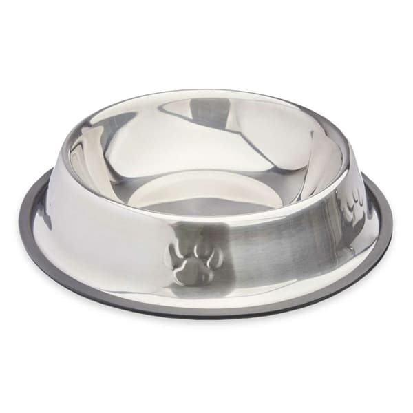 Hundmatare Mascow 309 Grå Silvrig Gummi Metall 26 x 7 x 26 cm (12 antal)