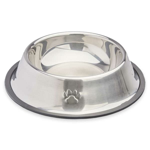 Hund Feeder Mascow 310 Grå Sølvfarvet Gummi Metal 22 x 6 x 22 cm (12 enheder)