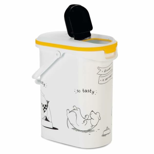 Ruokatölkki lemmikeille Curver 794092 Valkoinen Muovinen 4 Kg 10 L