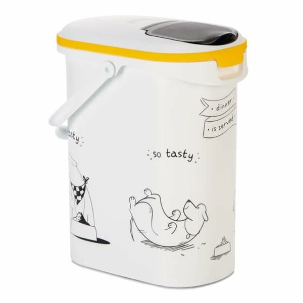 Ruokatölkki lemmikeille Curver 794092 Valkoinen Muovinen 4 Kg 10 L