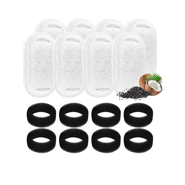 INF Kattvattenfontänfilter för PETLIBRO kapselvattenfontän för husdjur 18+18 packs