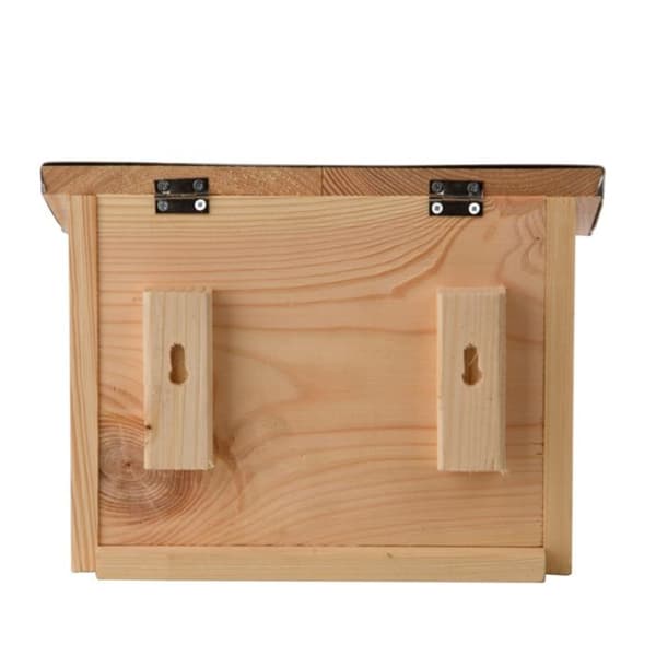 Ekorrmatare - Ej specificerad - L 17,6 x B 25,3 x H 18,7 cm - Trä - Brun - Utomhus