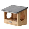 Miniatyrbild 1 av 6: Ekorrmatare - Ej specificerad - L 17,6 x B 25,3 x H 18,7 cm - Trä - Brun - Utomhus