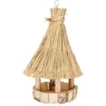 Miniatyrbild 3 av 3: Matare - Arbete - Halmtak - Vild fågel - Naturlig - Beige