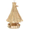 Miniatyrbild 1 av 3: Matare - Arbete - Halmtak - Vild fågel - Naturlig - Beige