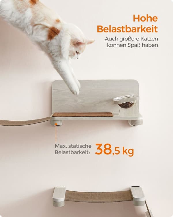 Rootz-kissan syöttöpiste - Lemmikkieläinten syöttölaite - Ruokakulhoteline - Lastulevy - Mänty - Kaurapuuro Ruskea Kahvinruskea - 46,6 cm x 28 cm x 25