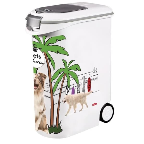 Box för Curver PetLife kibble 20 kg matförvaringsbehållare