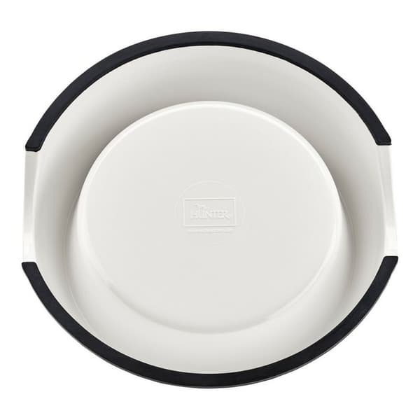 Hundmatare Hunter Melamin Rostfritt stål Vit 350 ml (18,5 x 18,5 x 9,5 cm)
