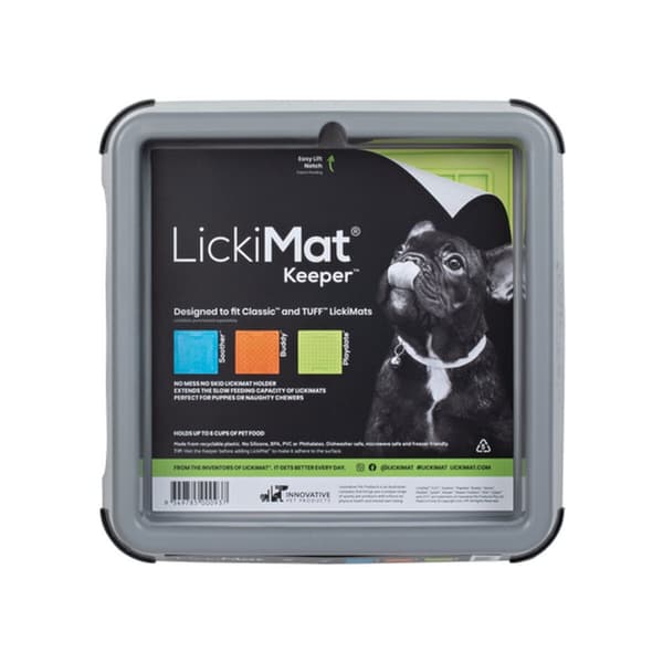 Hundmatare Lickimat Indoor Keeper Grå polypropen