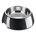 Miniatyrbillede 1 af 6: Hund Feeder Hunter Melamin Rustfrit stål Sort 350 ml (18,5 x 18,5 x 9,5 cm)
