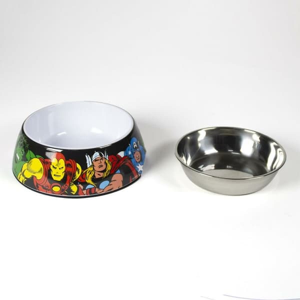 Hund Feeder Marvel Melamin 180 ml Rød Metal