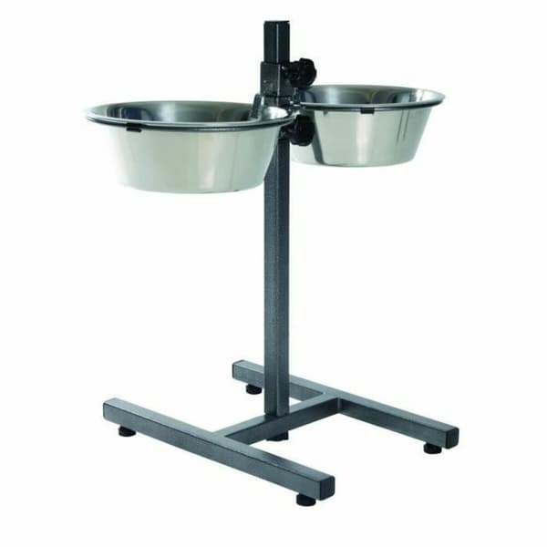 Hund Feeder Trixie 24922 Dobbelt 2,8 L Ø 24 cm Rustfrit stål