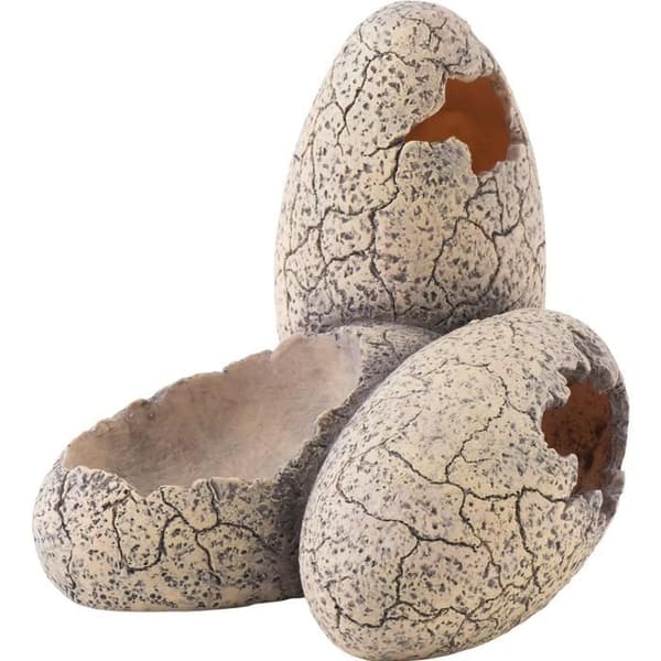 EXO TERRA Dinosaurieägg gömställe och dricka - För terrarium