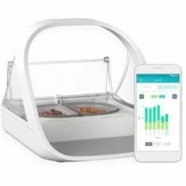 Automatisk matare SureFlap iMPFWT Vit Rostfritt stål Plast
