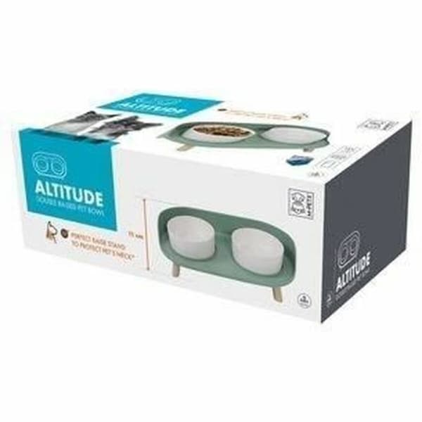 Hundmatare MPETS Altitude 50 ml Rostfritt stål Double