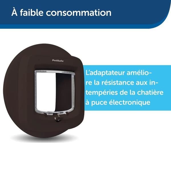 PETSAFE kattlucka installationsadapter - Brun