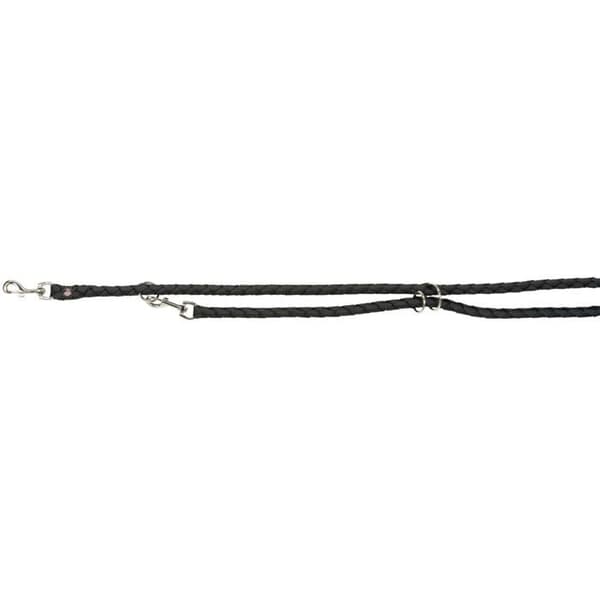 TRIXIE Cavo justerbart koppel - LXL: 2m - ø 18 mm - Svart