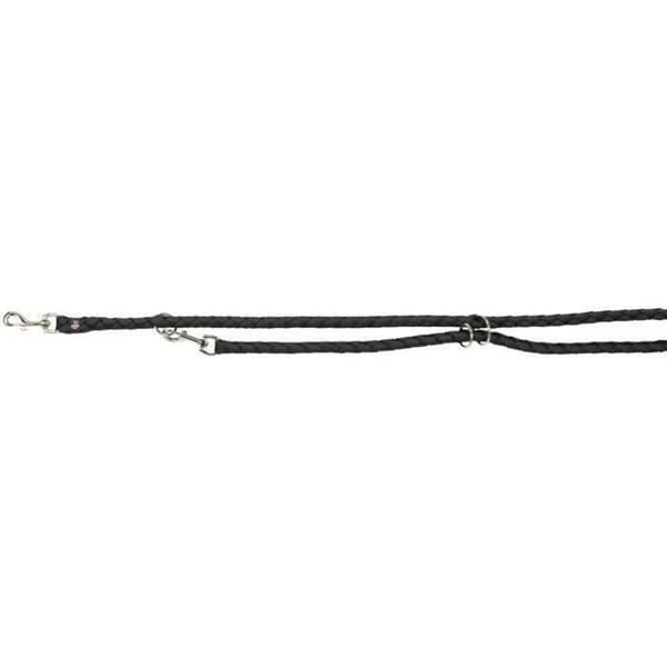 TRIXIE Cavo justerbart koppel - LXL: 2m - ø 18 mm - Svart
