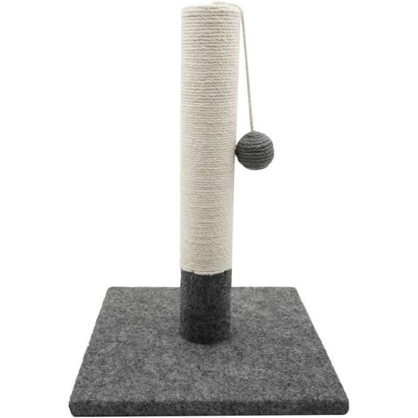 Skrapstolpe - TYROL - 404113 - Enkel - Grå och vit - 42cm