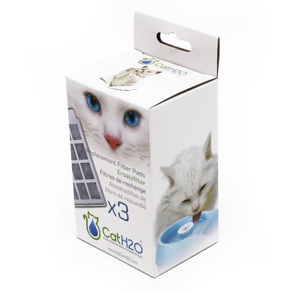Ersatzfilter - H2O - Katt och Hund H2O - Skum och aktivt kol