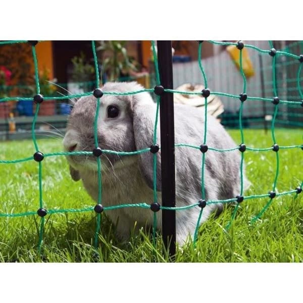 RabbitNet - KERBL - 25 m - 65 cm - Dubbel spets - Grön