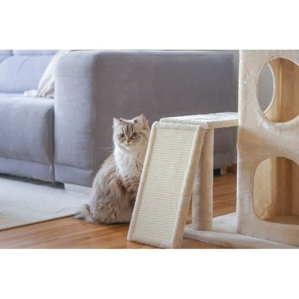Kattträd 100 cm - ALESSIA - KERBL - Mjuk - Tvåvånings alkov