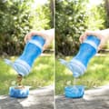 Miniatyrbillede 2 af 11: Flaske med beholder til vand og mad til kæledyr 2 i 1 Pettap InnovaGoods