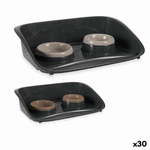 Madskål til kæledyr polypropylen 32,5 x 10 x 46,5 cm (30 enheder)