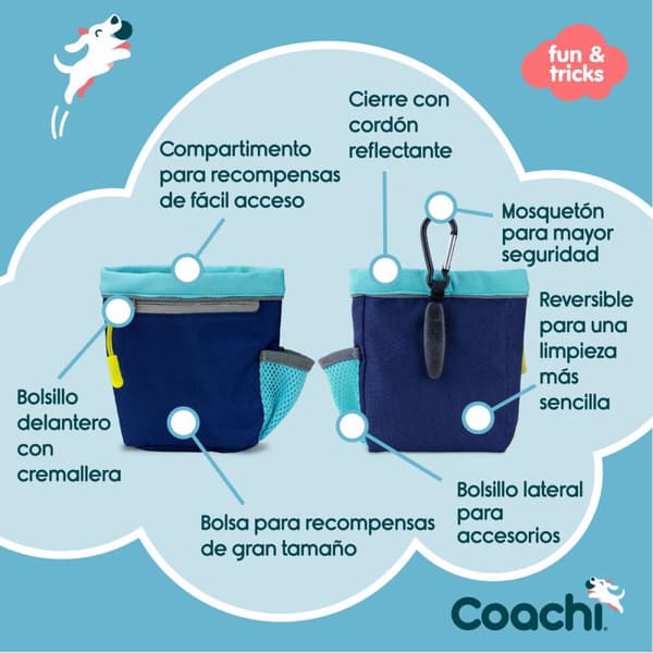 Bag Coachi Train & Treat Blå